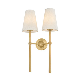 Cadiz Two Light Wall Sconce in Vintage Brass (68|57002VB)