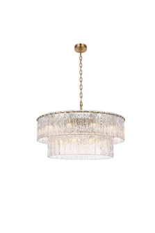 Georgina 18 Light Chandelier in Satin Gold (173|1015D32L2SG03GL)