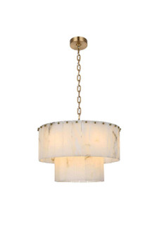 Georgina Nine Light Chandelier in Satin Gold (173|1015D20SG33ST)