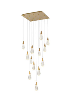 Amora LED Pendant in Satin Gold (173|1013S26SG02CR)