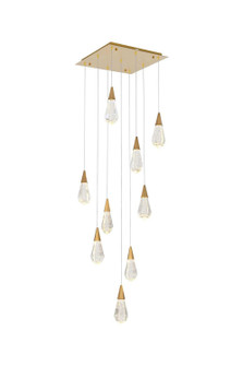 Amora LED Pendant in Satin Gold (173|1013S20SG02CR)