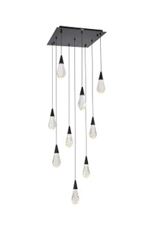 Amora LED Pendant in Black (173|1013S20BK02CR)
