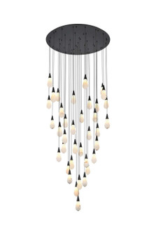 Amora LED Chandelier in Black (173|1013G48BK22ST)