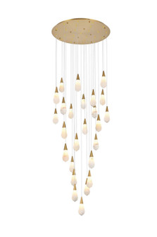 Amora LED Chandelier in Satin Gold (173|1013G36SG22ST)