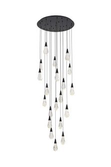 Amora LED Chandelier in Black (173|1013G32BK02CR)
