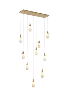 Amora LED Pendant in Satin Gold (173|1013D42SG22ST)