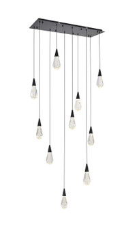 Amora LED Pendant in Black (173|1013D42BK02CR)