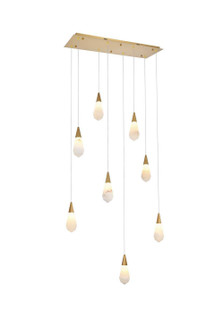 Amora LED Pendant in Satin Gold (173|1013D36SG22ST)