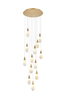 Amora LED Pendant in Satin Gold (173|1013D24SG22ST)