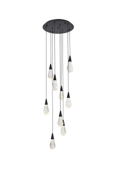 Amora LED Pendant in Black (173|1013D20BK02CR)