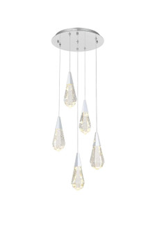 Amora LED Pendant in Chrome (173|1013D16C02CR)