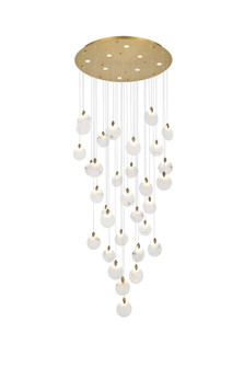 Avery LED Chandelier in Satin Gold (173|1012G42SG11ST)