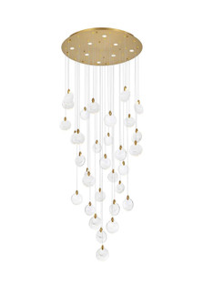 Avery LED Chandelier in Satin Gold (173|1012G42SG01CR)