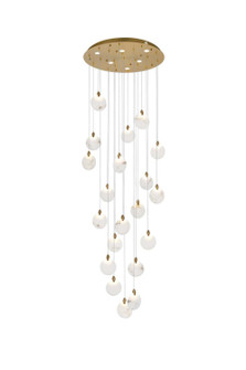 Avery LED Chandelier in Satin Gold (173|1012G32SG11ST)