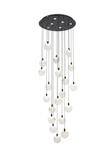 Avery LED Chandelier in Black (173|1012G32BK11ST)