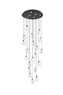 Avery LED Chandelier in Black (173|1012G32BK01CR)