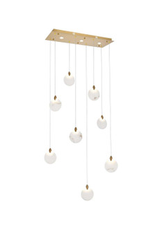 Avery LED Pendant in Satin Gold (173|1012D36SG11ST)