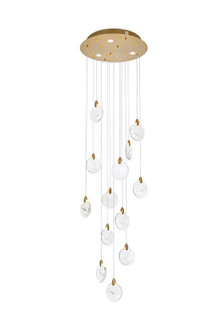 Avery LED Pendant in Satin Gold (173|1012D24SG01CR)