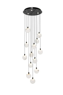 Avery LED Pendant in Black (173|1012D24BK11ST)