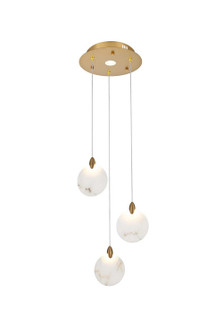Avery LED Pendant in Satin Gold (173|1012D12SG11ST)