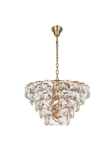 Charlotte 29 Light Chandelier in Satin Gold (173|1010G36SG01CR)