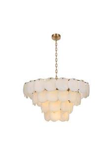 Charlotte 21 Light Chandelier in Satin Gold (173|1010D32SG11ST)
