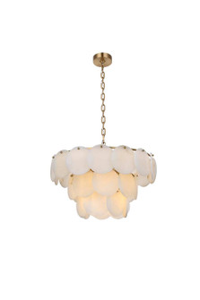 Charlotte 12 Light Chandelier in Satin Gold (173|1010D24SG11ST)