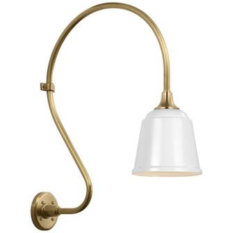 Academy Barn Light LED Barn Light in Hand-Rubbed Antique Brass (268|TOB2805HABS5WHT)