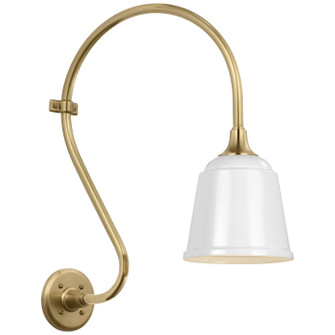 Academy Barn Light LED Barn Light in Hand-Rubbed Antique Brass (268|TOB2804HABS5WHT)