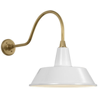 Academy Barn Light LED Barn Light in Hand-Rubbed Antique Brass (268|TOB2802HABS2WHT)