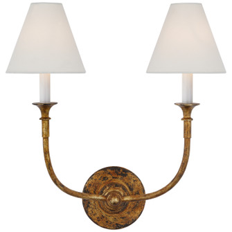 Piaf LED Wall Sconce in Hand-Rubbed Antique Brass (268|TOB2451HABL)