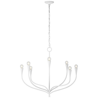 Marini LED Chandelier in Plaster White (268|JN5185PW)