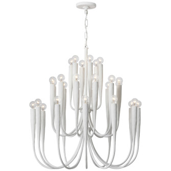 Acadia LED Chandelier in Plaster White (268|JN5073PW)