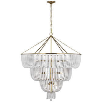 Jacqueline LED Chandelier in Hand-Rubbed Antique Brass (268|ARN5303HABWG)