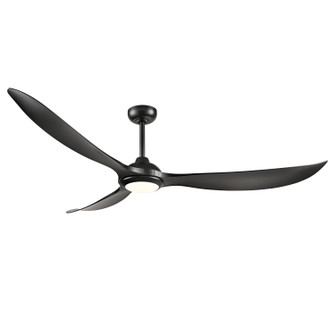 Wynleaf 72'' Ceiling Fan in Matte Black (59|1087WLEDMBKMBK)