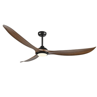 Wynleaf 72'' Ceiling Fan in Matte Black (59|1087WLEDMBKKOA)