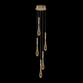 Rain LED Pendant in Ombre Bronze/Gold Glass (48|1001746)