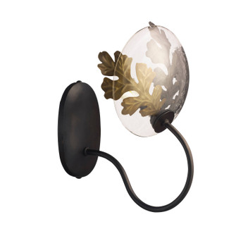 Chene One Light Wall Sconce in Bronze/Clear (314|GDDWI01)