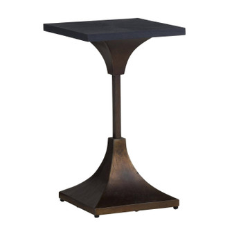 Windsor Accent Table in Night Sky/Dark Antique Brass (314|FAI28)
