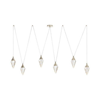 Berkley LED Chandelier in Clear/Vintage Silver (314|DLC61)