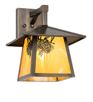 Stillwater One Light Wall Sconce in Hi-Lited Craftsman Brown (57|297247)