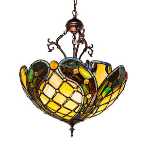 Capolavoro Three Light Pendant in Mahogany Bronze (57|296918)