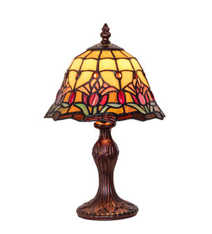 Colonial Tulip One Light Mini Lamp in Mahogany Bronze (57|296329)