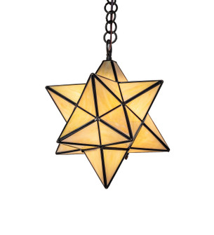 Moravian Star One Light Pendant in Craftsman Brown (57|294073)