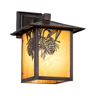 Seneca One Light Wall Sconce in Hi-Lited Craftsman Brown (57|293935)