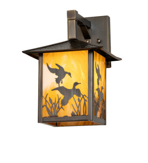 Seneca One Light Wall Sconce in Hi-Lited Craftsman Brown (57|293934)