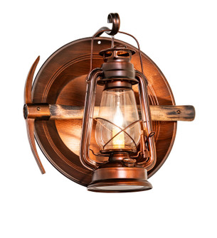 Miners Lantern One Light Wall Sconce in Vintage Copper (57|292889)