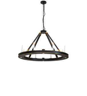 Granville 12 Light Chandelier in Solar Black (57|292839)