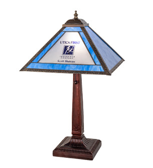 Personalized One Light Table Lamp in Highlighted Craftsman Brown Mahogany Bronze And Hi-Lited Craftsman Brown (57|292428)