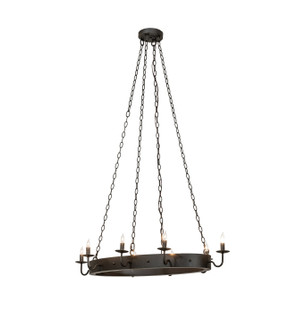 Suffolk Eight Light Chandelier in Oil Rubbed Bronze (57|290825)
